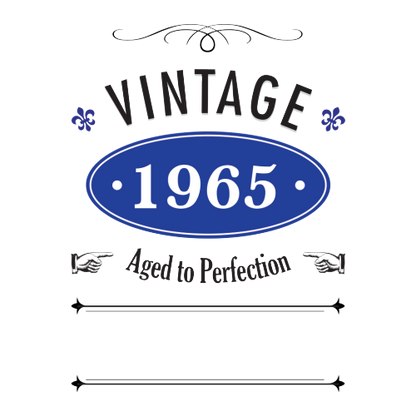 Vintage Year Personalised Gift