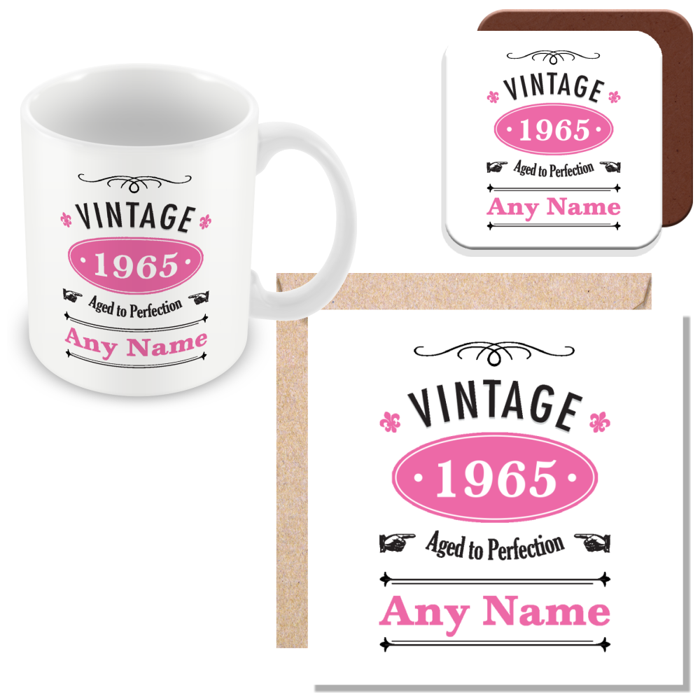Vintage Year Personalised Gift
