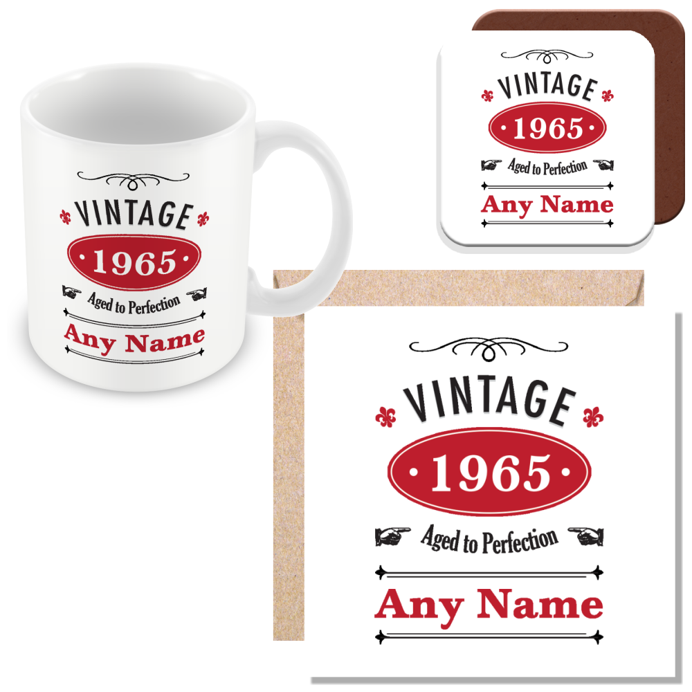 Vintage Year Personalised Gift