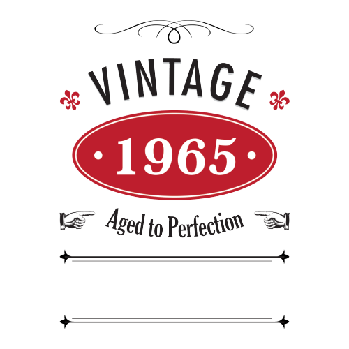 Vintage Year Personalised Gift