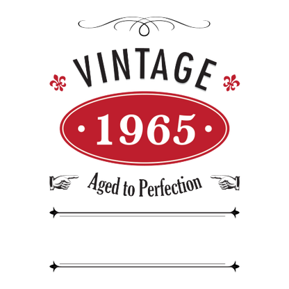 Vintage Year Personalised Gift