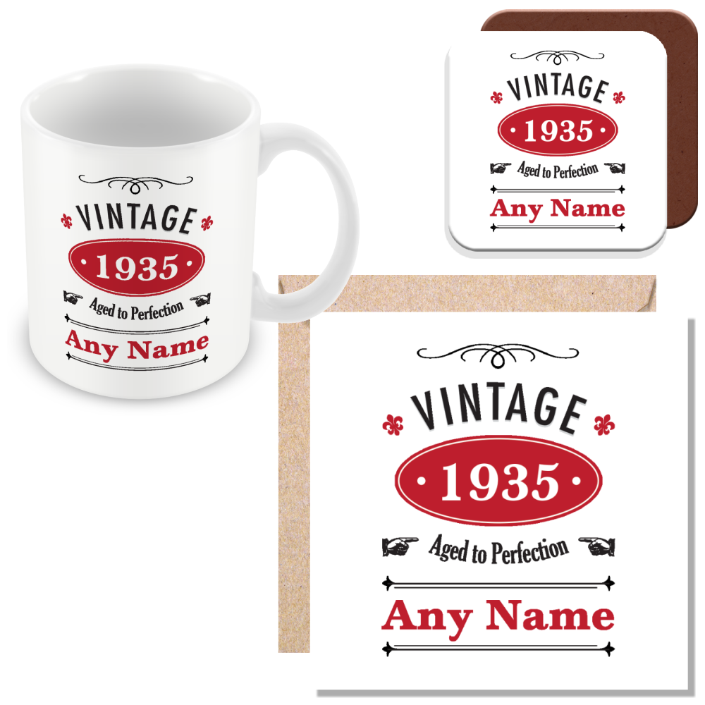 Vintage Year Personalised Gift