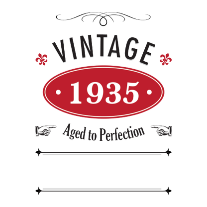 Vintage Year Personalised Gift