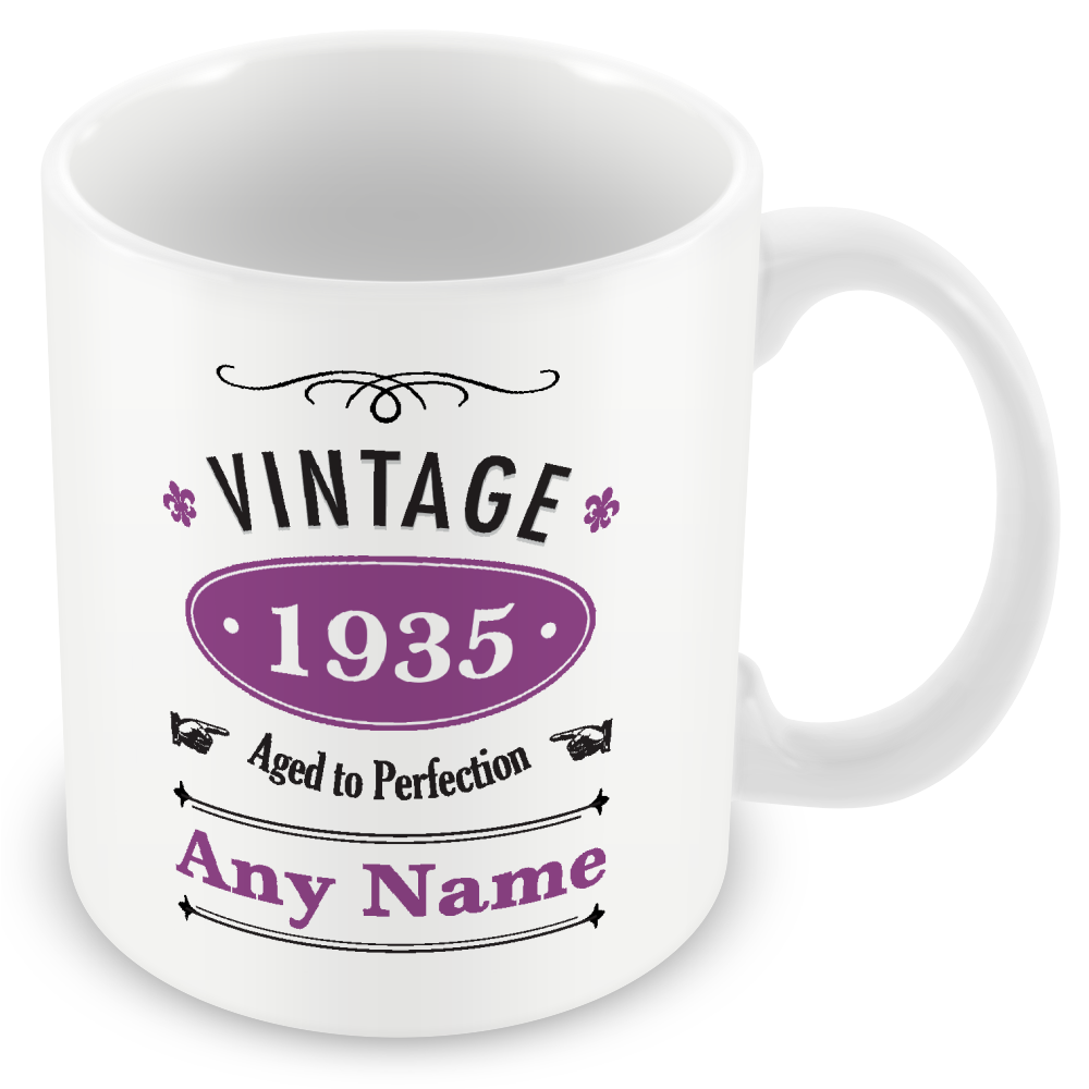 Vintage Year Personalised Gift