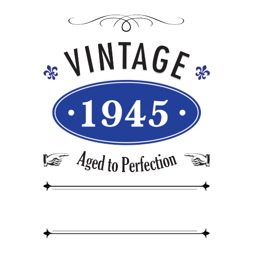 Vintage Year Personalised Gift