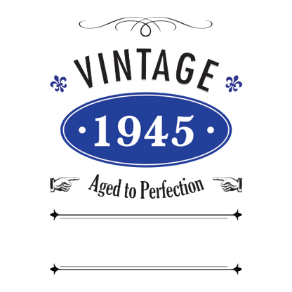 Vintage Year Personalised Gift