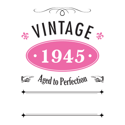 Vintage Year Personalised Gift