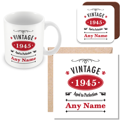 Vintage Year Personalised Gift