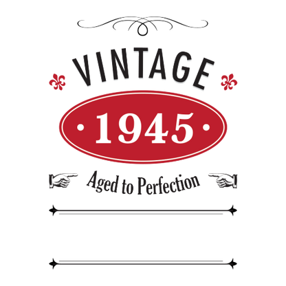 Vintage Year Personalised Gift