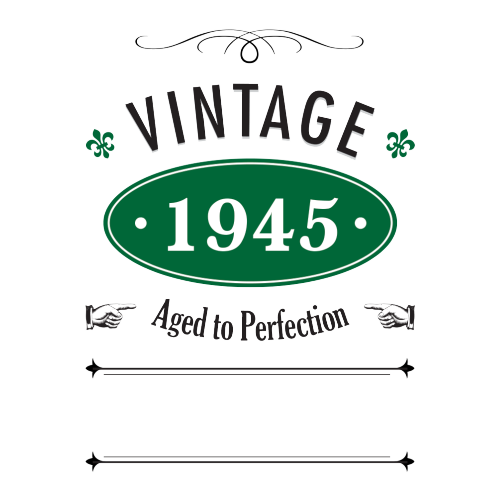 Vintage Year Personalised Gift