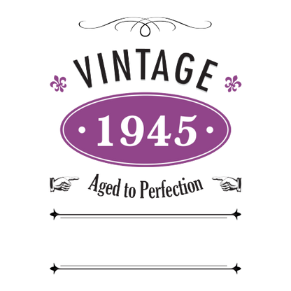 Vintage Year Personalised Gift