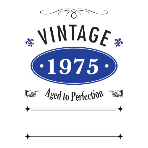 Vintage Year Personalised Gift