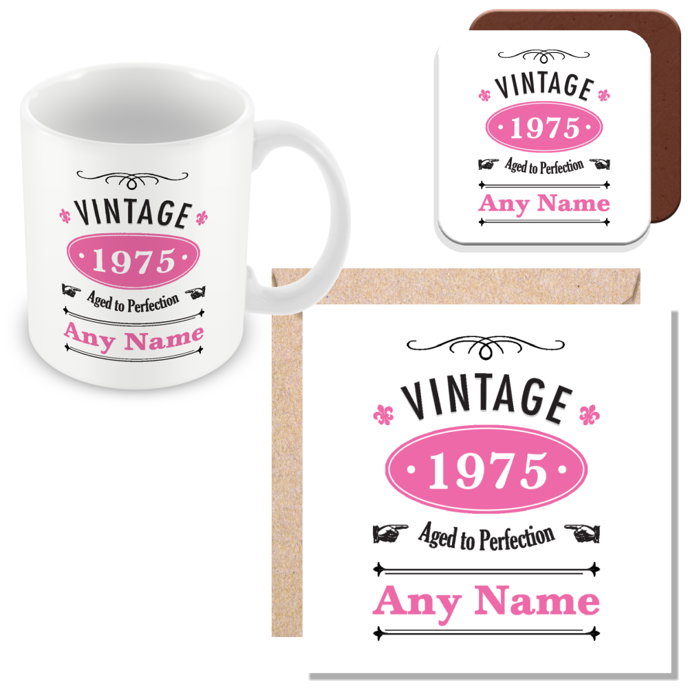 Vintage Year Personalised Gift