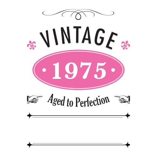 Vintage Year Personalised Gift