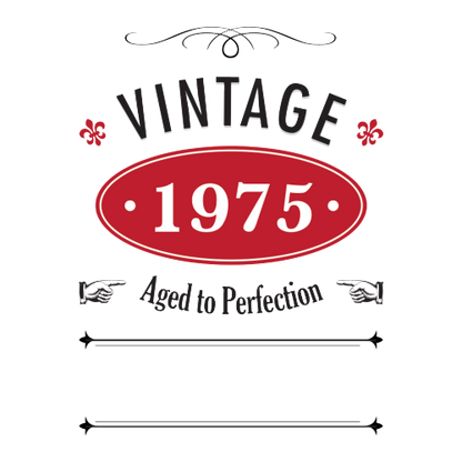 Vintage Year Personalised Gift