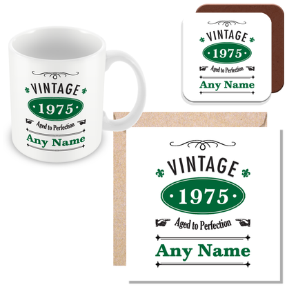 Vintage Year Personalised Gift