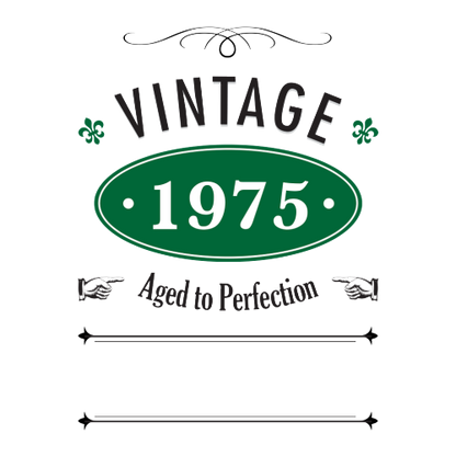 Vintage Year Personalised Gift