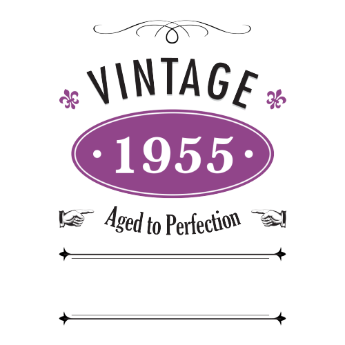 Vintage Year Personalised Gift