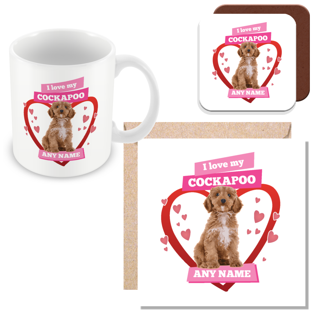 I Love My Dog Personalised Gift