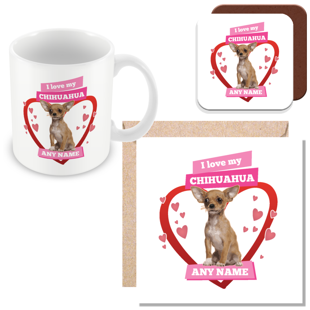 I Love My Dog Personalised Gift