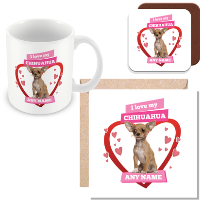 I Love My Dog Personalised Gift