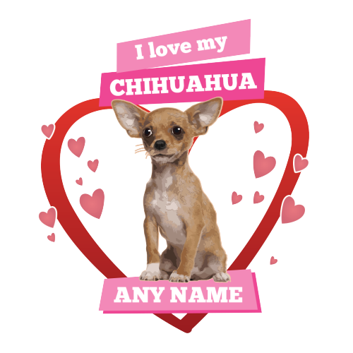 I Love My Dog Personalised Gift