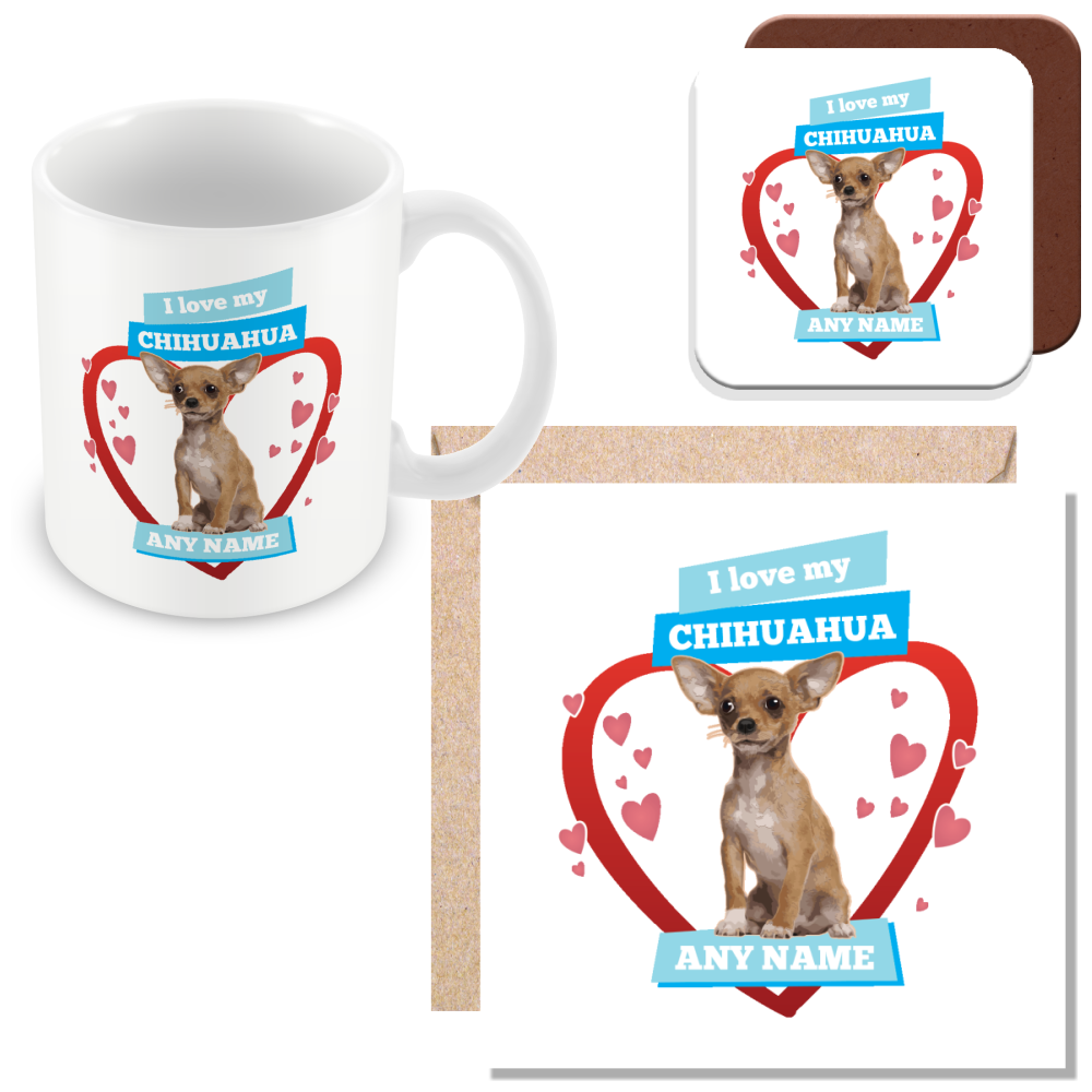 I Love My Dog Personalised Gift