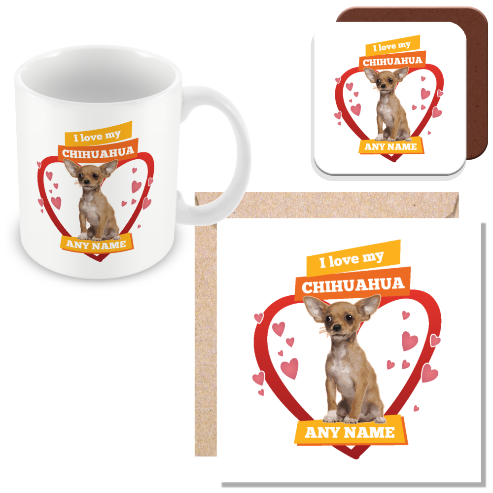 I Love My Dog Personalised Gift