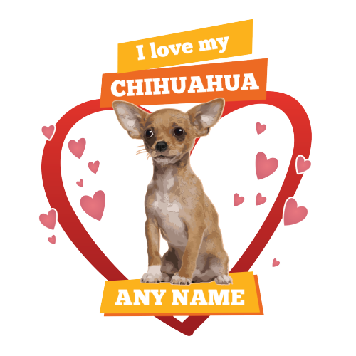 I Love My Dog Personalised Gift