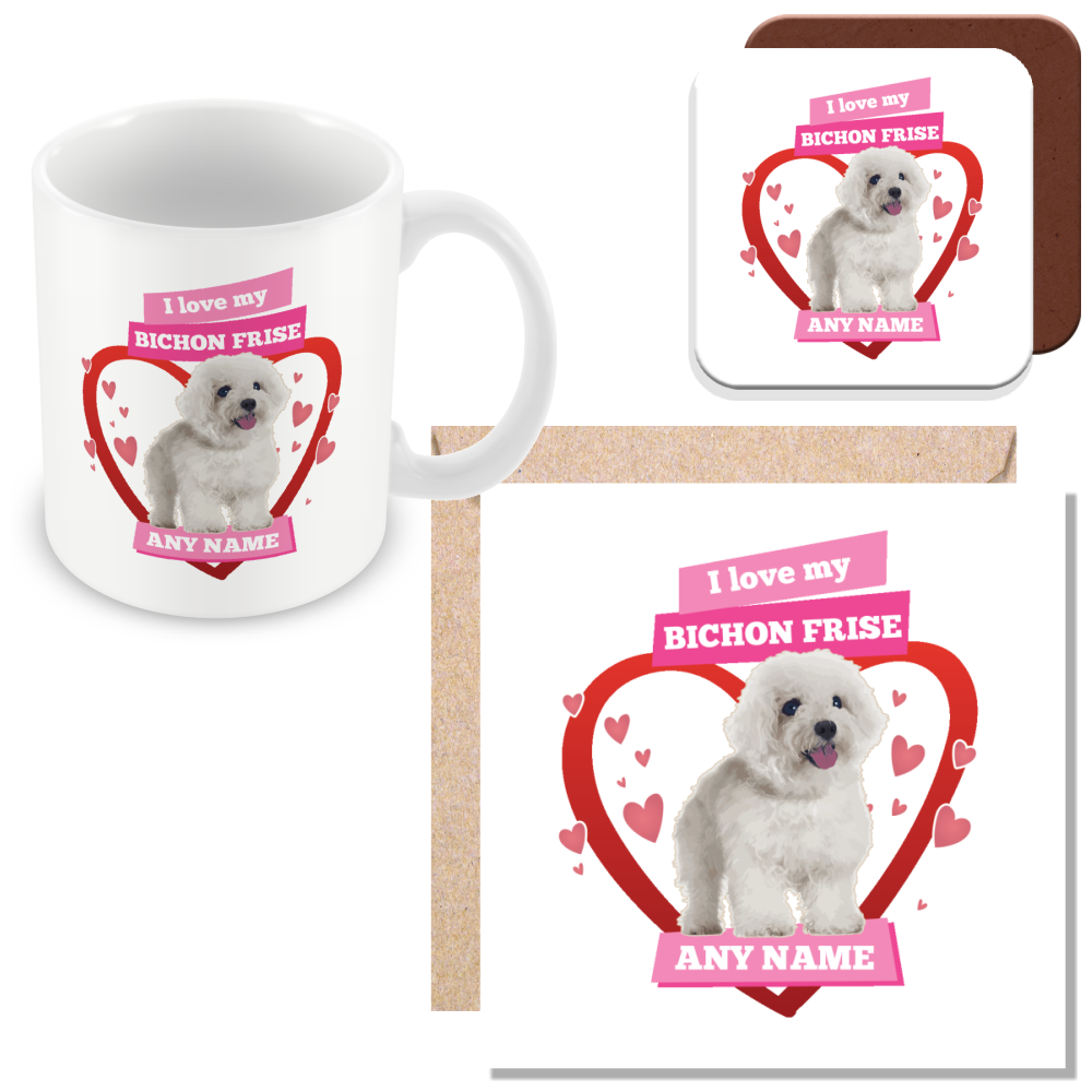 I Love My Dog Personalised Gift