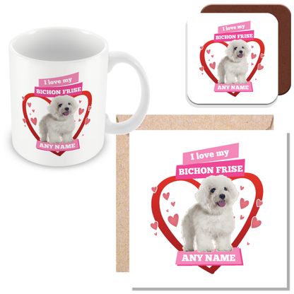 I Love My Dog Personalised Gift