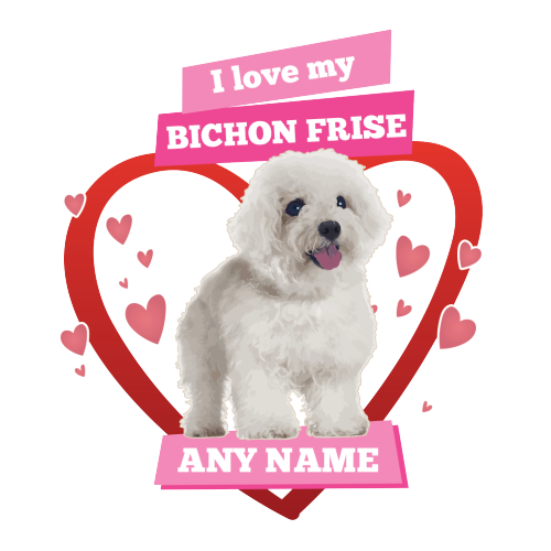 I Love My Dog Personalised Gift