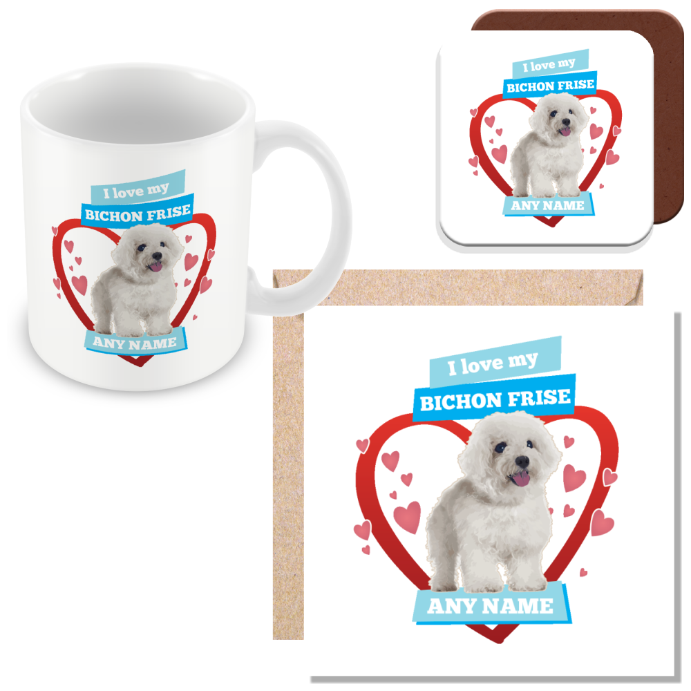 I Love My Dog Personalised Gift