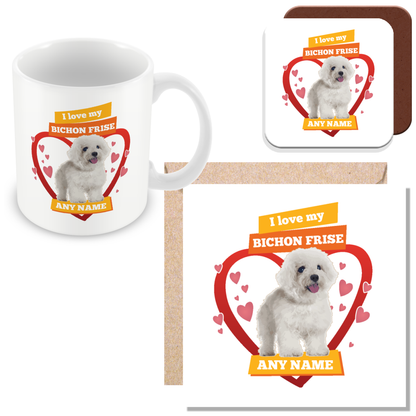 I Love My Dog Personalised Gift