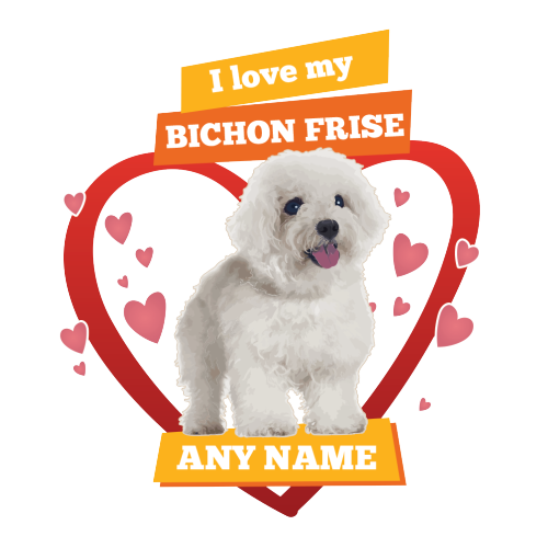 I Love My Dog Personalised Gift