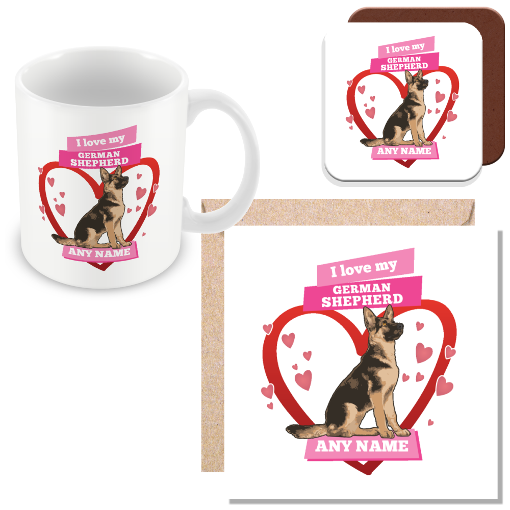 I Love My Dog Personalised Gift