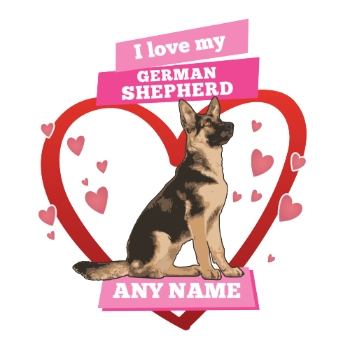 I Love My Dog Personalised Gift