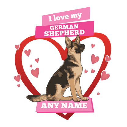 I Love My Dog Personalised Gift