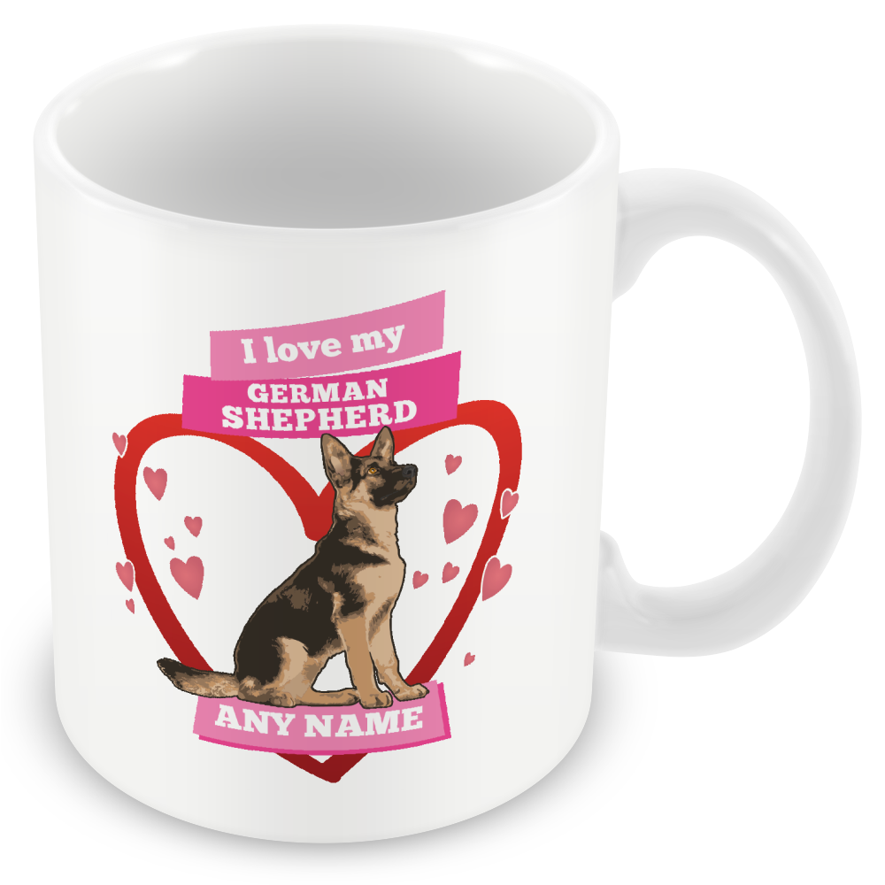 I Love My Dog Personalised Gift