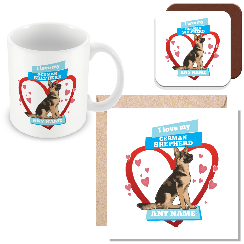 I Love My Dog Personalised Gift