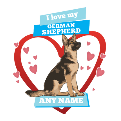 I Love My Dog Personalised Gift