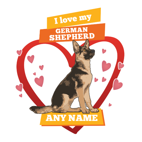 I Love My Dog Personalised Gift