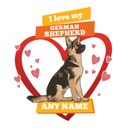 I Love My Dog Personalised Gift