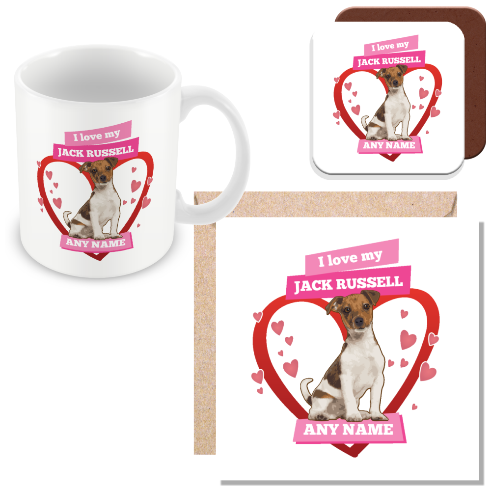 I Love My Dog Personalised Gift