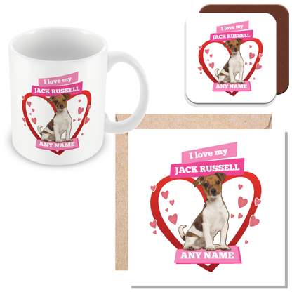 I Love My Dog Personalised Gift