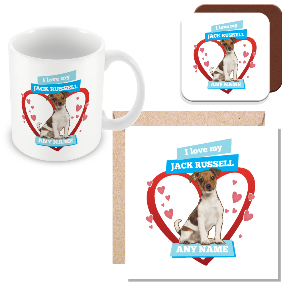 I Love My Dog Personalised Gift