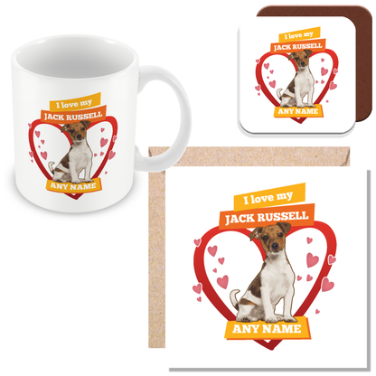 I Love My Dog Personalised Gift