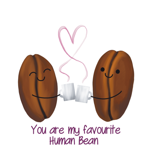 Personalised My Favourite Human Bean Gift - Couples in Love