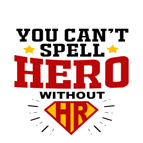 Human Resources Personalised Gift - You Can't Spell Hero Without HR