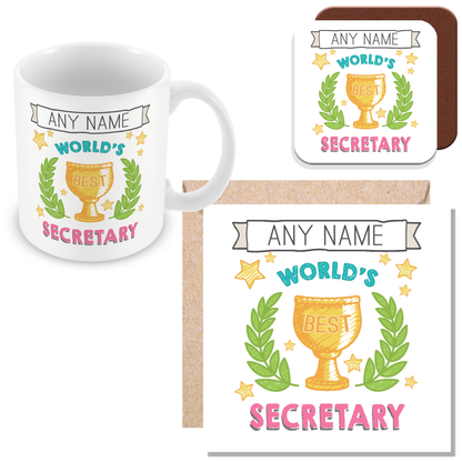 Personalised 'World's Best' Colleague Gift - Any Job